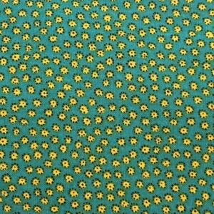 Vintage 90s Floral Fabric Ditsy Cottagecore Retro Garden Party Prairie Kitsch